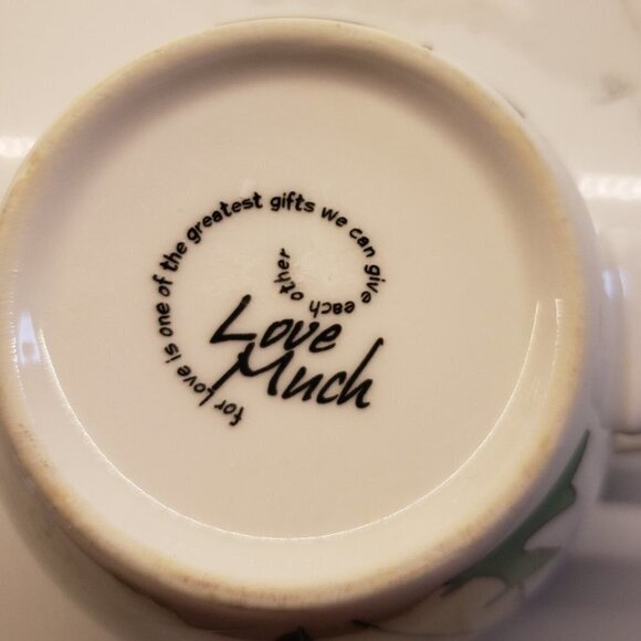 Mug Love Much Grandfather Love 2 Piece Coffee Mug Set Porcelain leaves - Picture 8 of 8